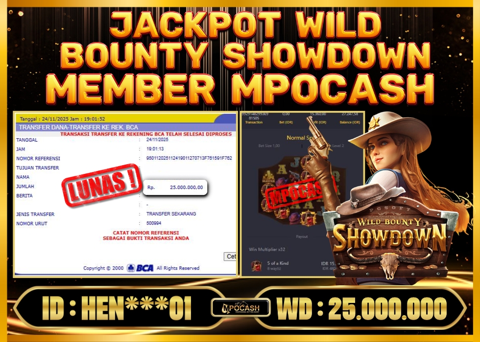 MPOCASH JACKPOT WILD BOUNTY SHOWDOWN